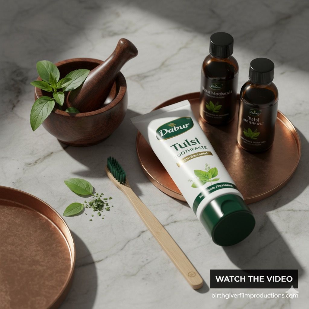 DABUR TULSI TOOTHPASTE | Digital  Commercial